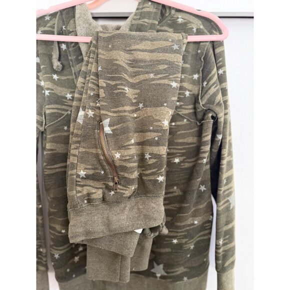 VINTAGE HAVANA GREEN CAMO STAR SWEATPANTS JOGGER AND HOODIE SET SZ MEDIUM - Picture 6 of 8